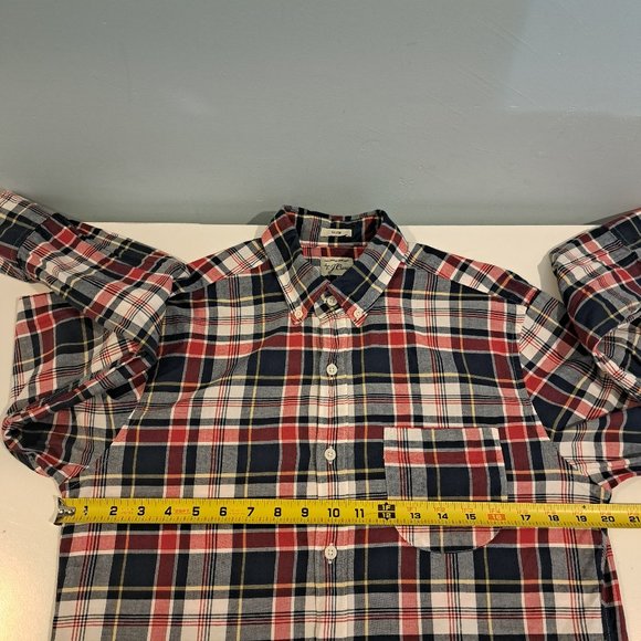 J. Crew Slim Fit Men's M Long Sleeve Button Down 100% Cotton Shirt Style #F1268 - Picture 10 of 13